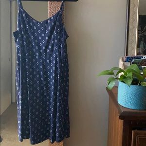Old Navy blue cami spaghetti strap dress